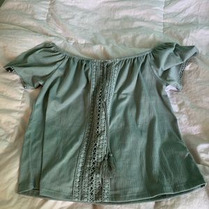 h&m off the shoulder top